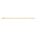MICHAEL M Men's 4.5mm Elongated Paper Clip Link Bracelet