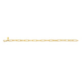 MICHAEL M Men's 4.5mm Elongated Paper Clip Link Bracelet