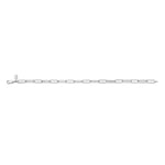 MICHAEL M Men's 4.5mm Elongated Paper Clip Link Bracelet