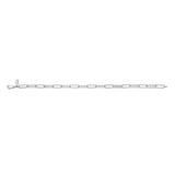 MICHAEL M Men's 4.5mm Elongated Paper Clip Link Bracelet