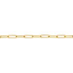 MICHAEL M Men's 4.5mm Elongated Paper Clip Link Bracelet