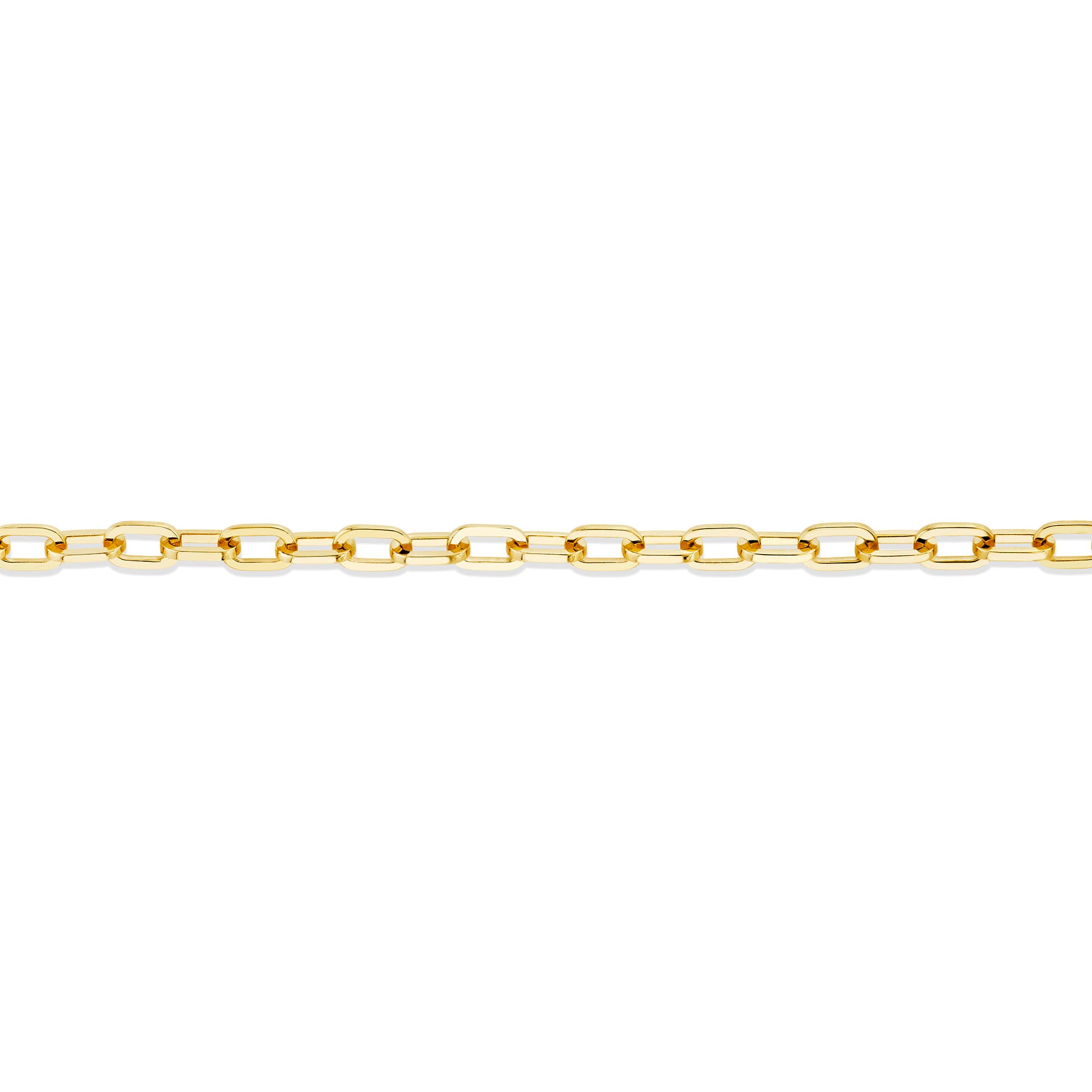 MICHAEL M Men's 4mm Short Paper Clip Link Bracelet