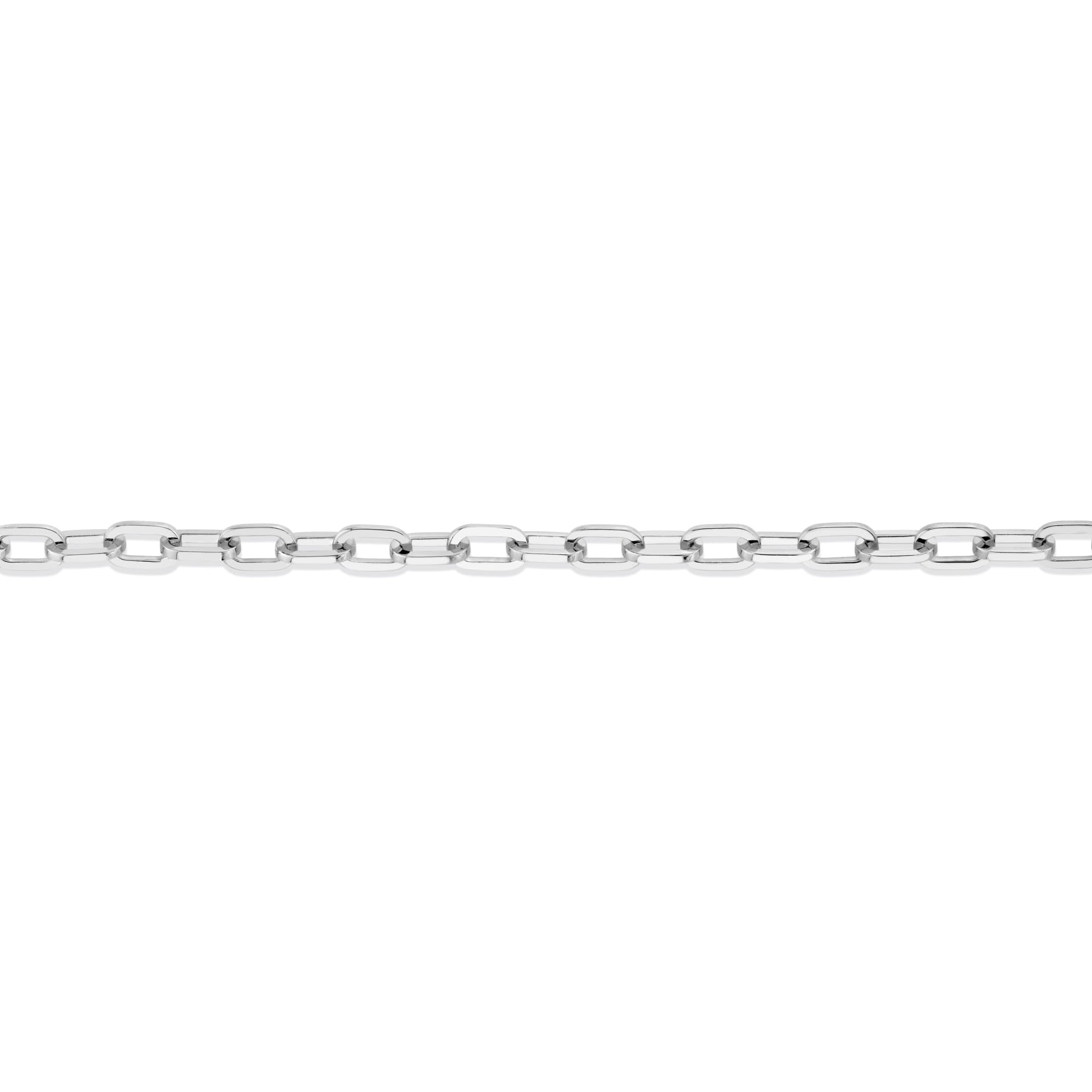 MICHAEL M Men's 4mm Short Paper Clip Link Bracelet