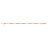 MICHAEL M Men's 4mm Short Paper Clip Link Bracelet