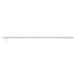 MICHAEL M Men's 4mm Short Paper Clip Link Bracelet