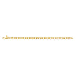 MICHAEL M Men's 4mm Short Paper Clip Link Bracelet