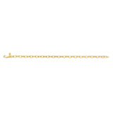 MICHAEL M Men's 4mm Short Paper Clip Link Bracelet