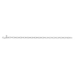 MICHAEL M Men's 4mm Short Paper Clip Link Bracelet