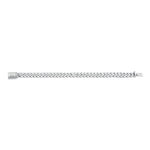 MICHAEL M Men's 6.5mm Silver Men's Cuban Chain Bracelet