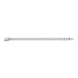 MICHAEL M Men's 6.5mm Silver Men's Cuban Chain Bracelet