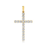 MICHAEL M Men's *check pricing Large Classic Diamond Cross Pendant
