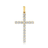 MICHAEL M Men's *check pricing Large Classic Diamond Cross Pendant