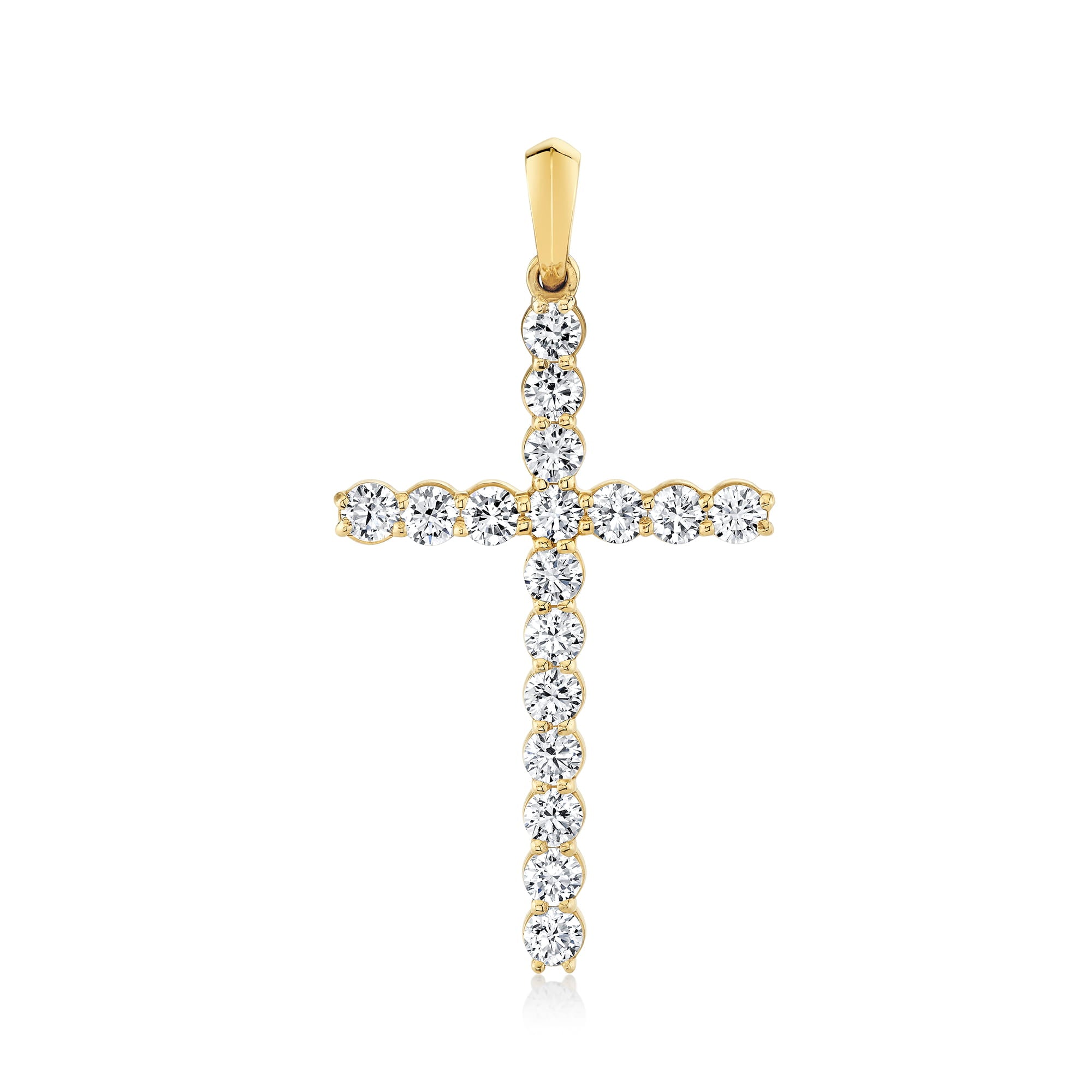 MICHAEL M Men's *check pricing Large Classic Diamond Cross Pendant