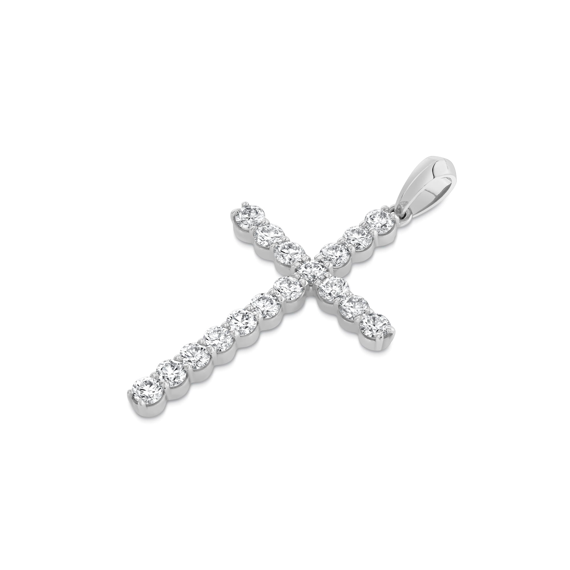 MICHAEL M Men's *check pricing Large Classic Diamond Cross Pendant