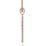 MICHAEL M Men's Classic Diamond Cross Necklace