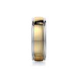 MICHAEL M Men's Men's Band MB106 Two-Tone