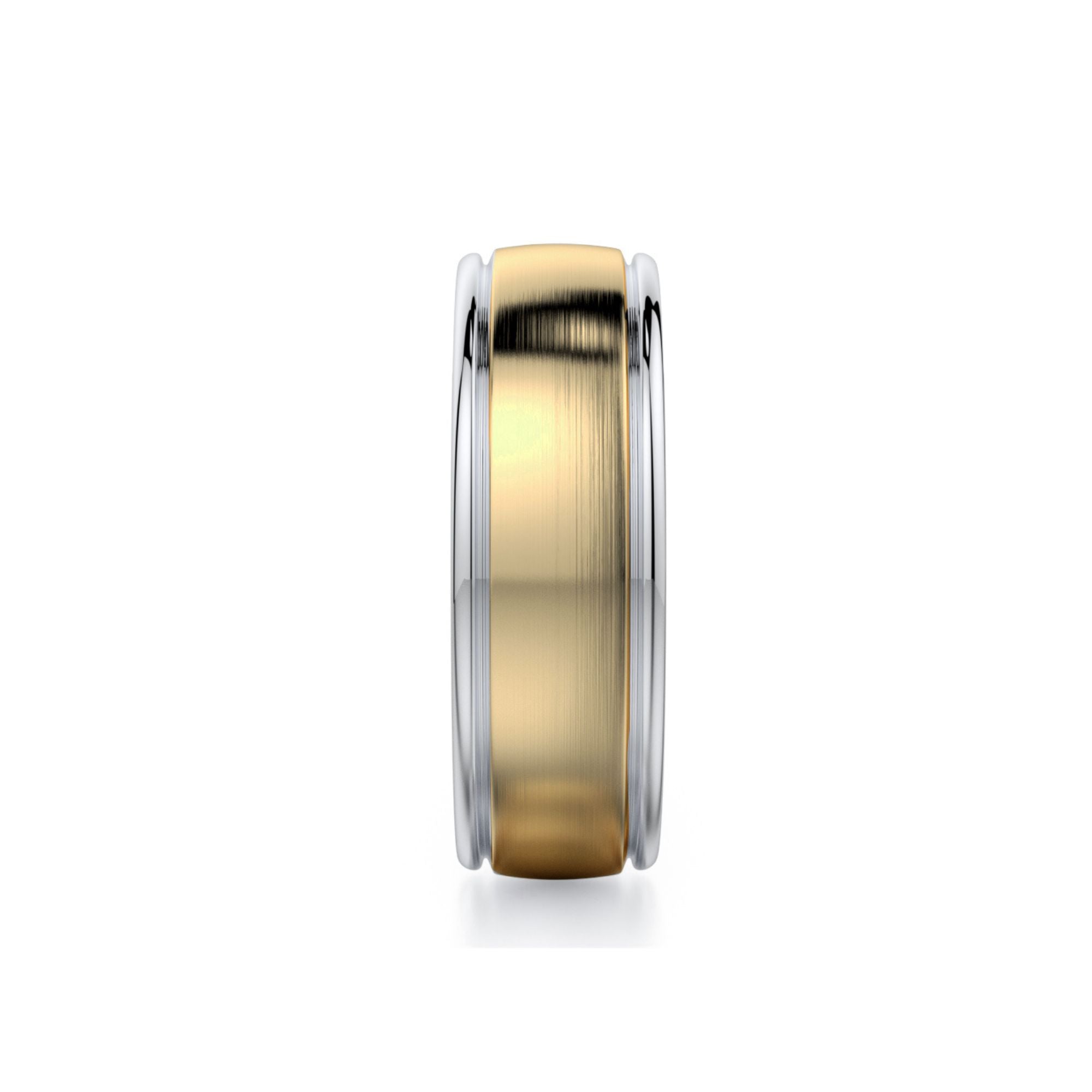 MICHAEL M Men's Men's Band MB106 Two-Tone