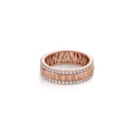 MICHAEL M Men's Men's Block Pave Band