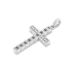 MICHAEL M Men's Men's Bold 3D Tetra Cross Pendant