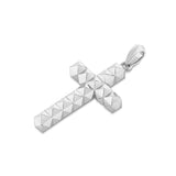 MICHAEL M Men's Men's Bold 3D Tetra Cross Pendant