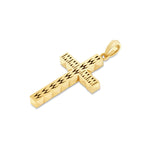 MICHAEL M Men's Men's Classic 3D Tetra Cross Pendant