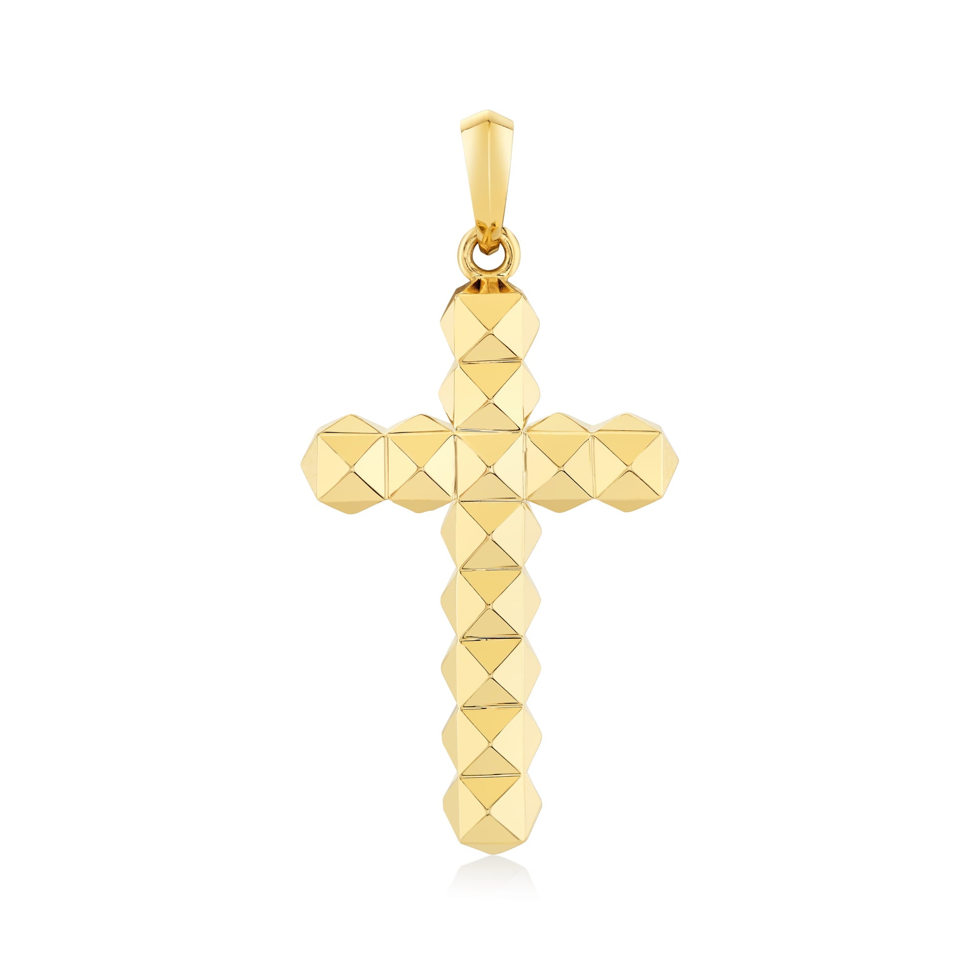 MICHAEL M Men's Men's Classic 3D Tetra Cross Pendant