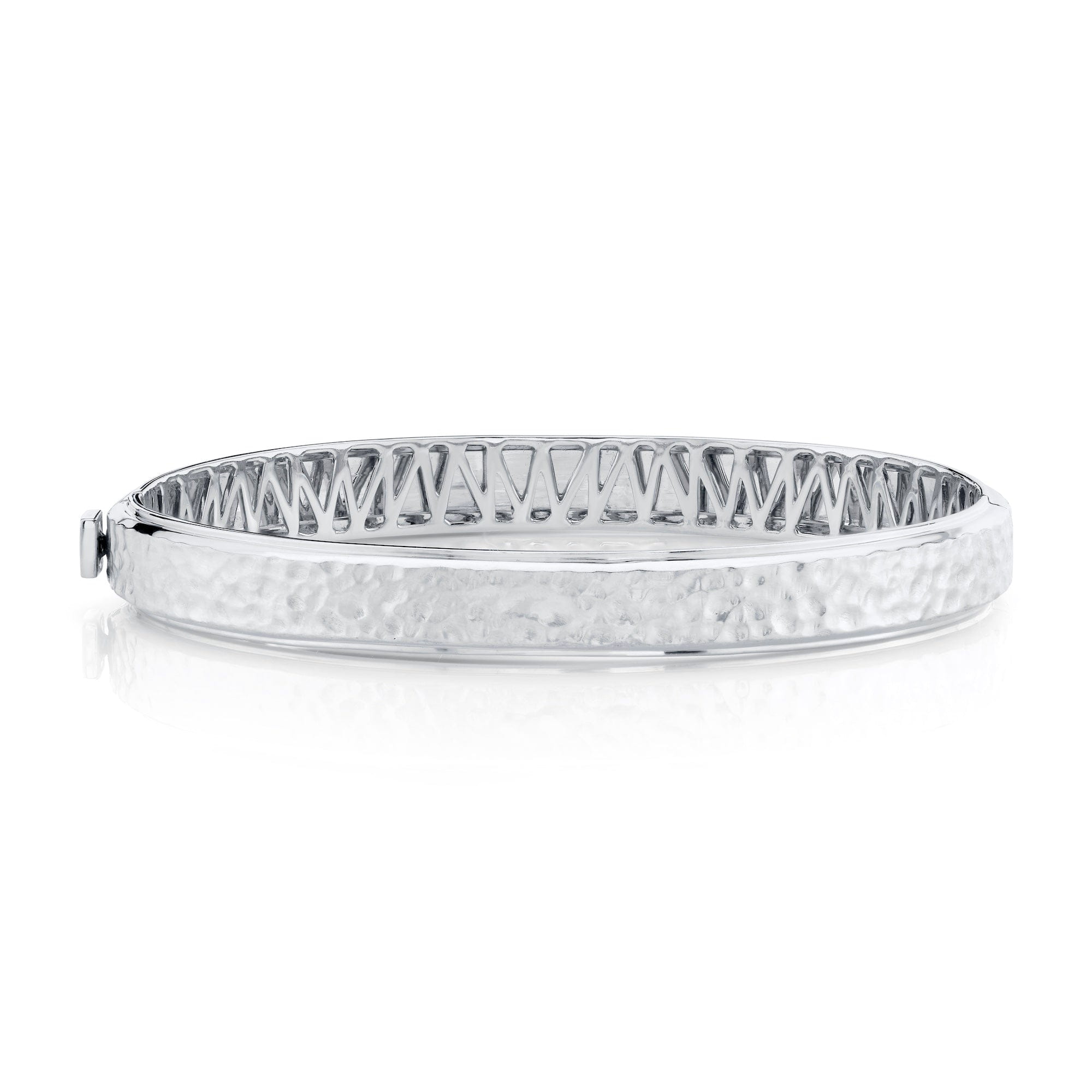 MICHAEL M Men's Men's Hammered Bracelet