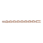 MICHAEL M Men's Men's Pave Block Chain Bracelet