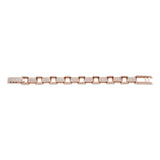 MICHAEL M Men's Men's Pave Block Chain Bracelet