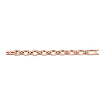MICHAEL M Men's Men's Pave Block Chain Bracelet