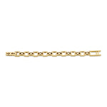MICHAEL M Men's Men's Pave Block Chain Bracelet