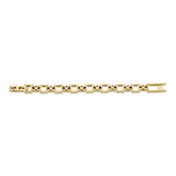 MICHAEL M Men's Men's Pave Block Chain Bracelet