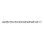 MICHAEL M Men's Men's Pave Block Chain Bracelet