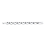MICHAEL M Men's Men's Pave Block Chain Bracelet
