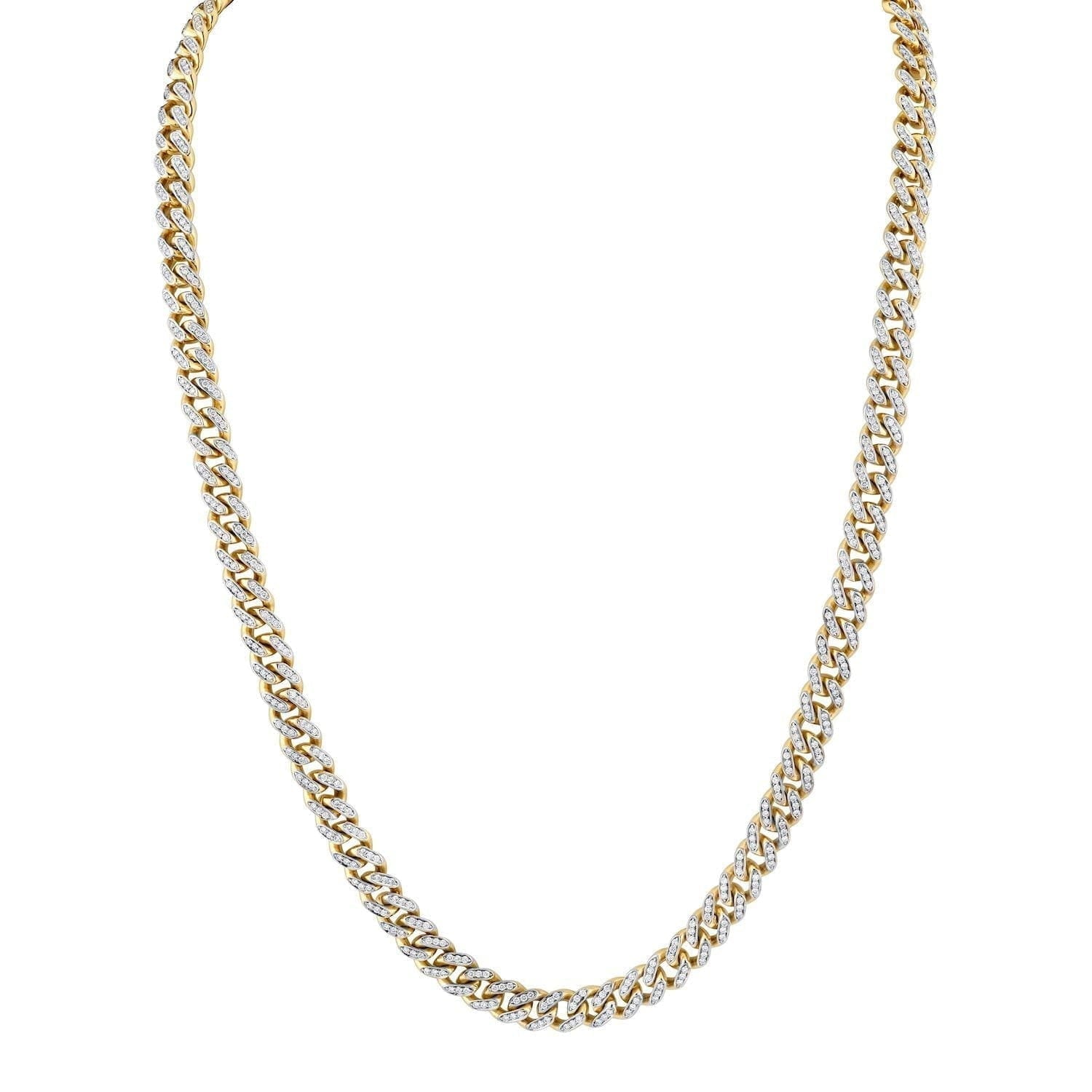 Pave Cuban Chain Necklace #MC101 | Michael M – MICHAEL M