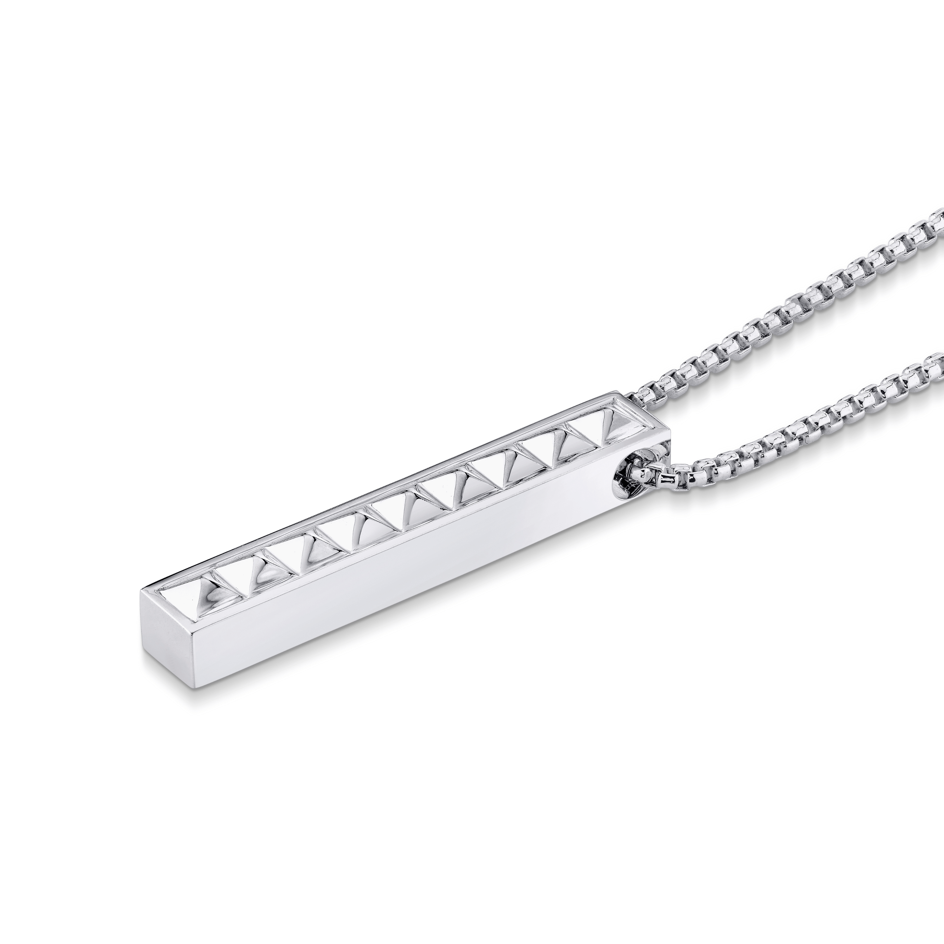 MICHAEL M Men's Men's Tetra Pillar Necklace