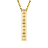 MICHAEL M Men's Men's Tetra Pillar Necklace