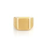 MICHAEL M Men's Mens Block Signet Ring