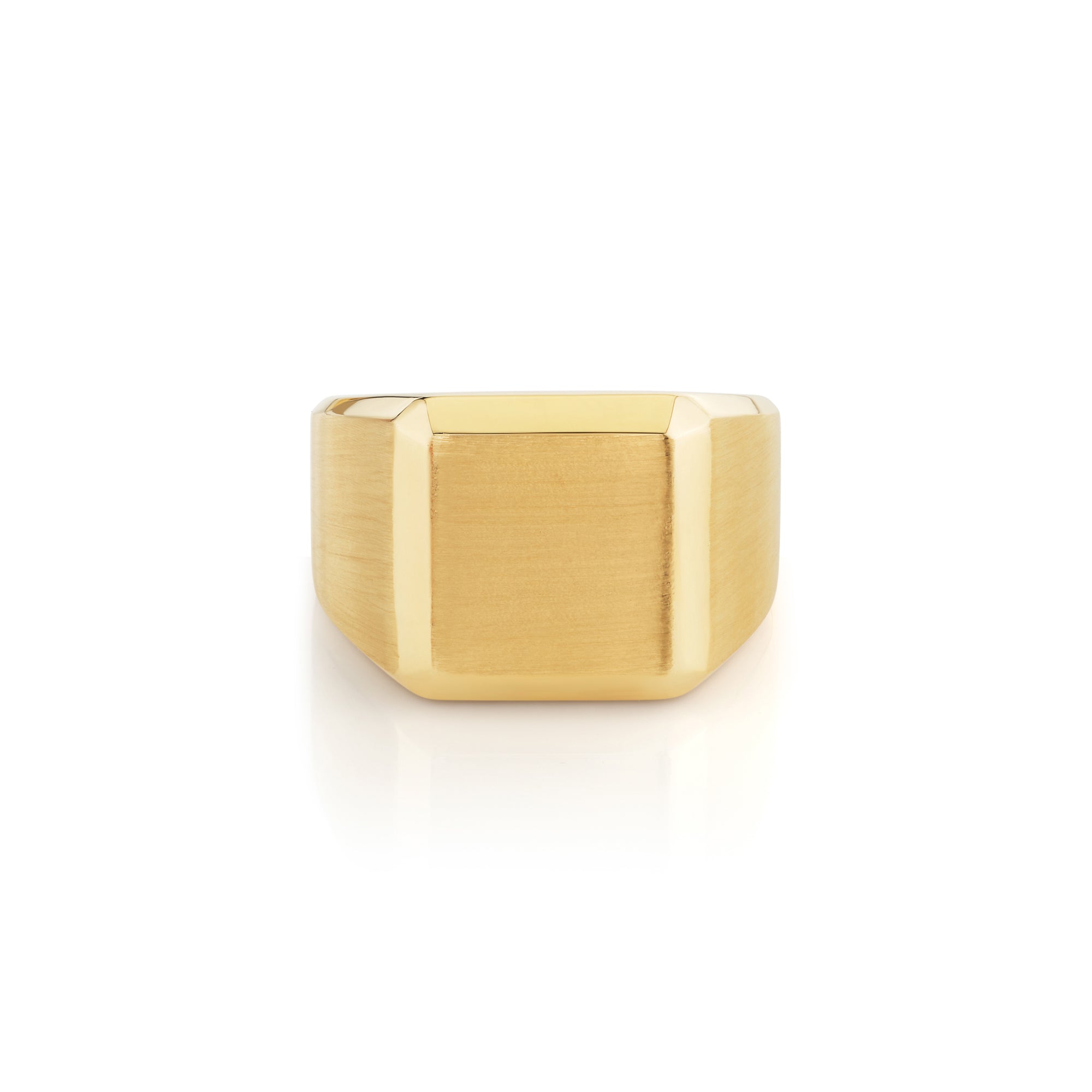 MICHAEL M Men's Mens Block Signet Ring
