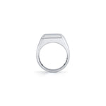 MICHAEL M Men's Mens Block Signet Ring