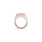 MICHAEL M Men's Mens Block Signet Ring
