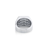 MICHAEL M Men's Mens Block Signet Ring