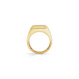 MICHAEL M Men's Mens Block Signet Ring