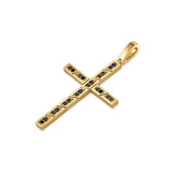 MICHAEL M Men's *Need pricing Black Diamond Cross Pendant