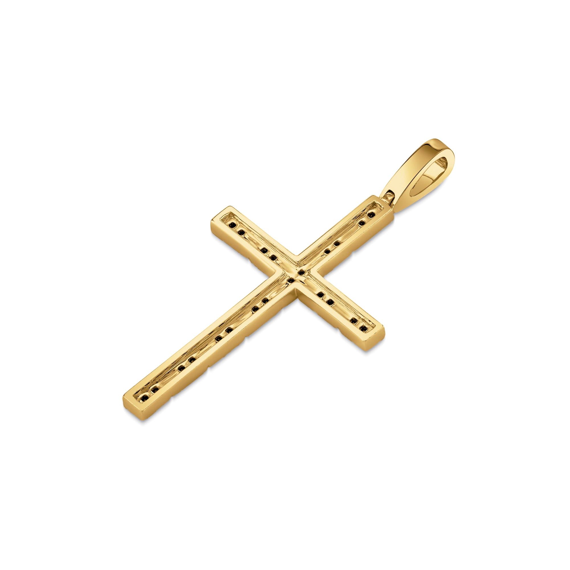 MICHAEL M Men's *Need pricing Black Diamond Cross Pendant