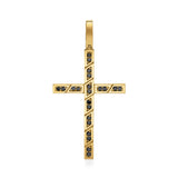 MICHAEL M Men's *Need pricing Black Diamond Cross Pendant