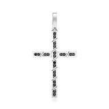 MICHAEL M Men's *Need pricing Black Diamond Cross Pendant