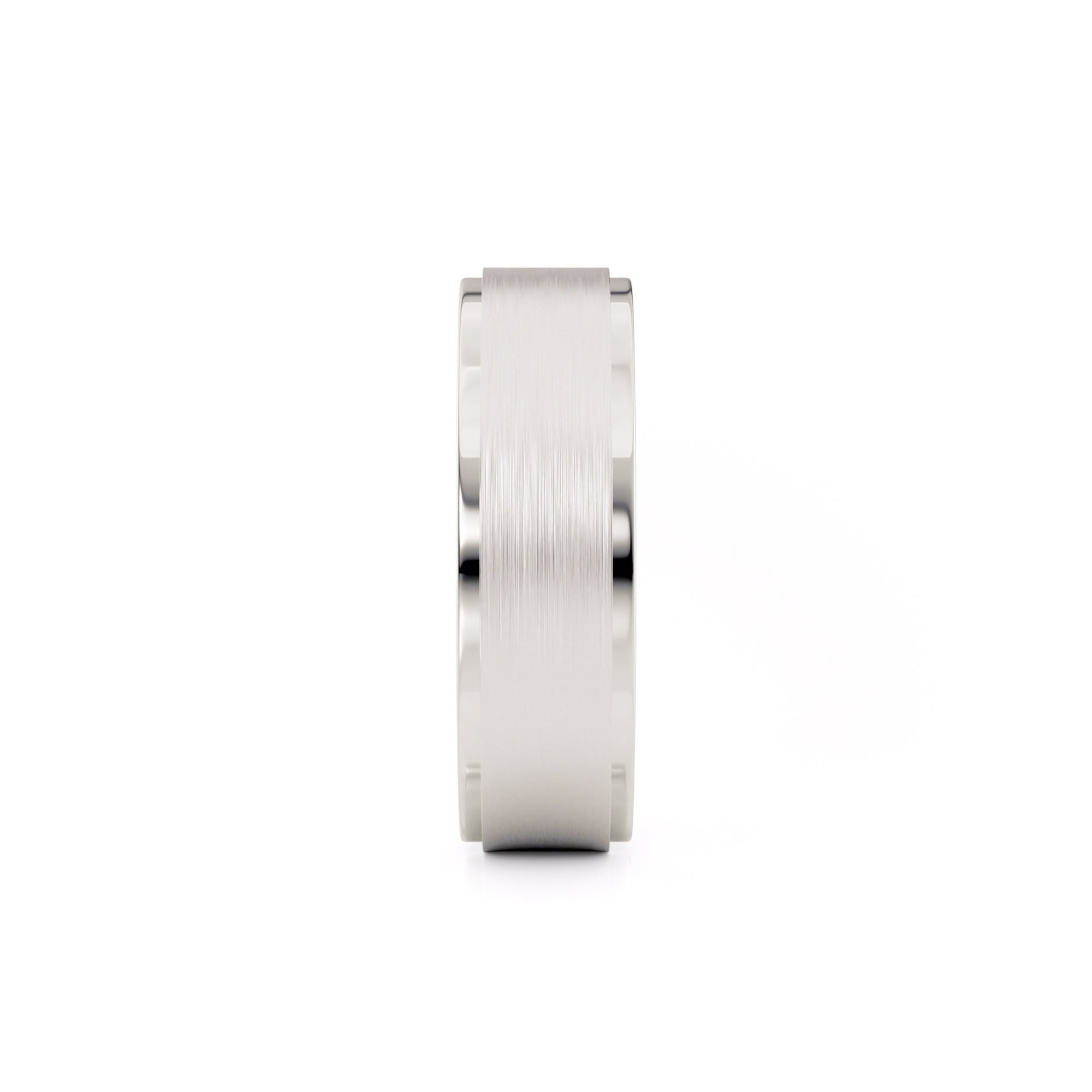 MICHAEL M Men's Platinum / 7 Men's Band MB103