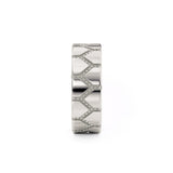 MICHAEL M Men's Platinum / 7 Men's Band MB117