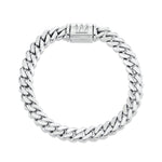 MICHAEL M Men's Silver / Small: 7.5" 6.5mm Silver Men's Cuban Chain Bracelet